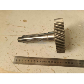 Вал РК КОСОЗУБОЙ - привода заднего моста РК № 2 (мелкий внутренний зуб) - Завод