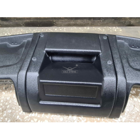 Полка верхняя 452 (двойная) без декора (под колонки и под магнитофон) Черная