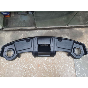 Полка верхняя 452 (двойная) без декора (под колонки и под магнитофон) Черная