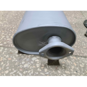 Глушитель с резонатором 452 - (Простой металл) - 4091 - Баксан/Техком