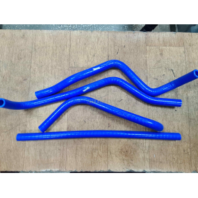 Шланги отопителя СИЛИКОН - № 2 - Patriot ПОСЛЕ 2012 года выпуска (4 штуки) - (ТЕХНОПАРТНЁР) - СИНИЕ