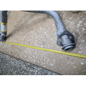 Труба приемная глушителя 452 с двигателем ЗМЗ-4091 (для ЗАМЕНЫ нейтрализатора) - ''прямоток''