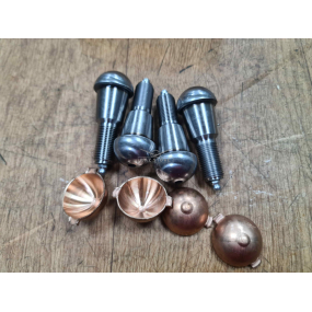 Шкворни Hunter с бронзовыми вкладышами, без втулок зажимных, без ключа (2 уса) Ваксойл