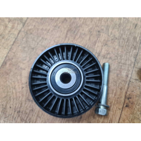 Ролик натяжной С КРОНШТЕЙНО  (Нар Ф 80 мм, 27/10 мм) INA - № 2-2 - УПАКОВКА ЗМЗ - подшипник F-617248