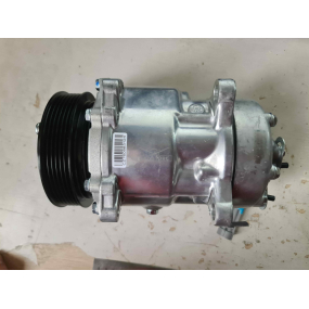 Компрессор кондиционера Sanden (Бензин)    (на шкиве 6 впадин, 7 выступов) CARTRONIC