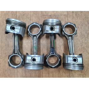 Поршни, шатуны и кольца поршневые в сборе (комплект на двигатель) УМЗ 4213