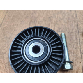 Ролик натяжной С КРОНШТЕЙНО  (Нар Ф 80 мм, 27/10 мм) INA - № 2-2 - УПАКОВКА ЗМЗ - подшипник F-617248