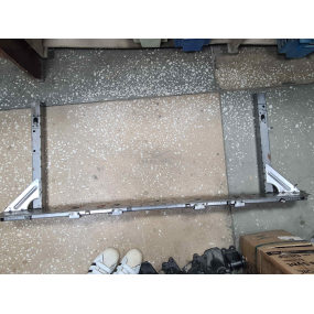 Поперечина кузова 469 (задняя) в сборе с усилителем и стойками заднего борта