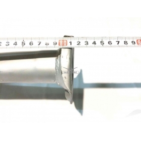 Глушитель Hunter - Старого образца - (1-й фланец с 2-мя отверстями на кривой трубе 30 см, 2-й фланец с 2-мя отверстиями на прямой трубе 9 см)