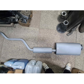 Глушитель с резонатором 452 - (Простой металл) - 4091 - Баксан/Техком