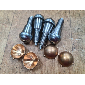 Шкворни Hunter с бронзовыми вкладышами, без втулок зажимных, без ключа (4 уса) Ваксойл