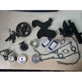 Комплект ремонтный ЗМЗ-10 привода ГРМ (цепи 72 и 92 двухр 6,35, звезд., успокоители, рычаги, прокл.)