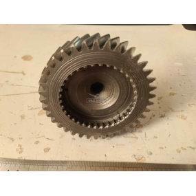 Вал РК КОСОЗУБОЙ - привода заднего моста РК № 2 (мелкий внутренний зуб) - Завод