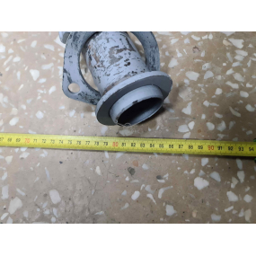 Труба приемная глушителя 452 с двигателем ЗМЗ-4091 (для ЗАМЕНЫ нейтрализатора) - ''прямоток''