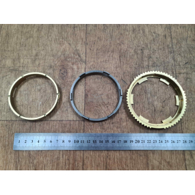 Синхронизатор двухконусный (3 передачи - сталь (серый)) 5-ти ступенчатой КПП Dymos