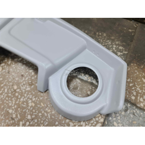 Полка верхняя 452 (двойная) без декора (под колонки и под магнитофон) Серая